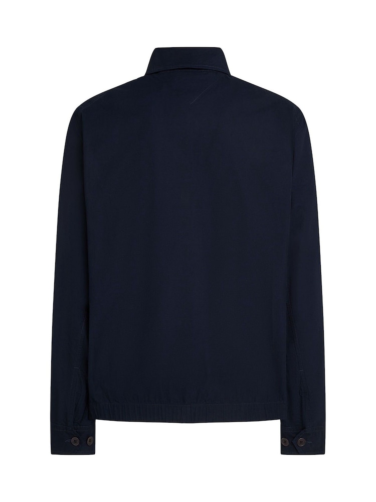 Tommy Hilfiger Blue Lightweight Cotton Ivy Jacket - Image 6 of 6 Tommy Hilfiger Blue Lightweight Cotton Ivy Jacket - Image 6 of 6