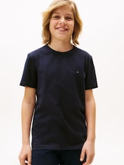 Tommy Hilfiger Green Underwear Short Sleeve 100% Cotton T-Shirts 2 Pack - Image 2 of 5