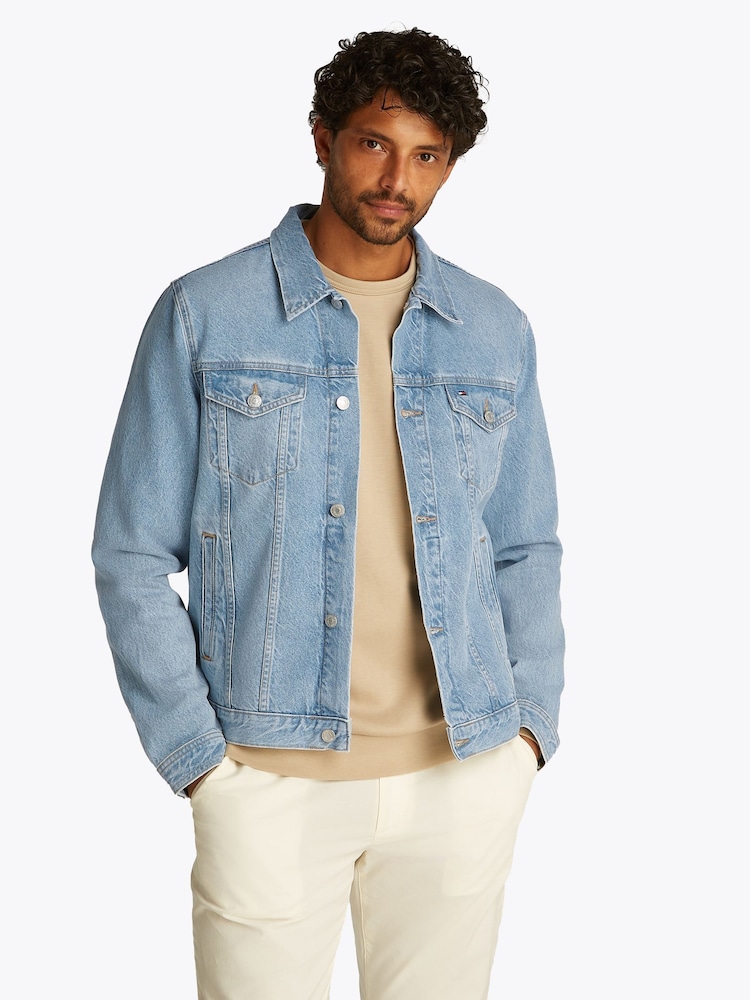 Tommy Hilfiger Regular Fit Trucker Jacket - Изображение 1 из 7