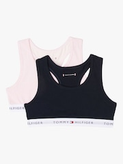 Tommy Hilfiger Pink Tommy Hilfiger White Bralette 2 Pack - Image 1 of 3