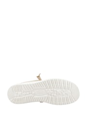 HEYDUDE Cream Wally Stretch Sox Shoes - Image 2 of 3
