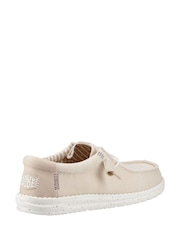 HEYDUDE Cream Wally Stretch Sox Shoes - Image 3 of 3