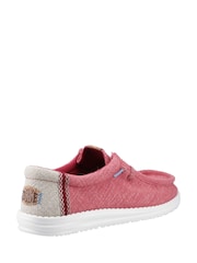HEYDUDE Red Wally Jute Shoes - Image 3 of 4
