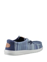 HEYDUDE Blue Wally Surf Shawl Shoes - Image 3 of 4