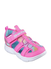Skechers Pink Flex Splash Daylight Shimmer Sandals - Image 2 of 3