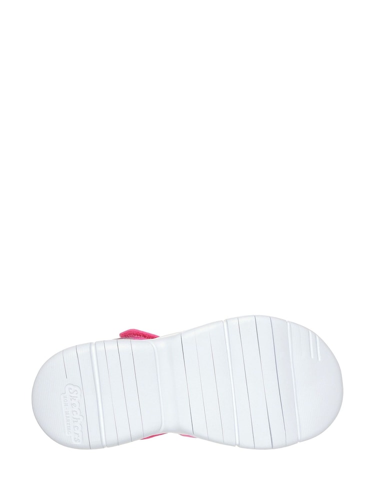 Skechers Pink Flex Splash Daylight Shimmer Sandals - Image 3 of 3