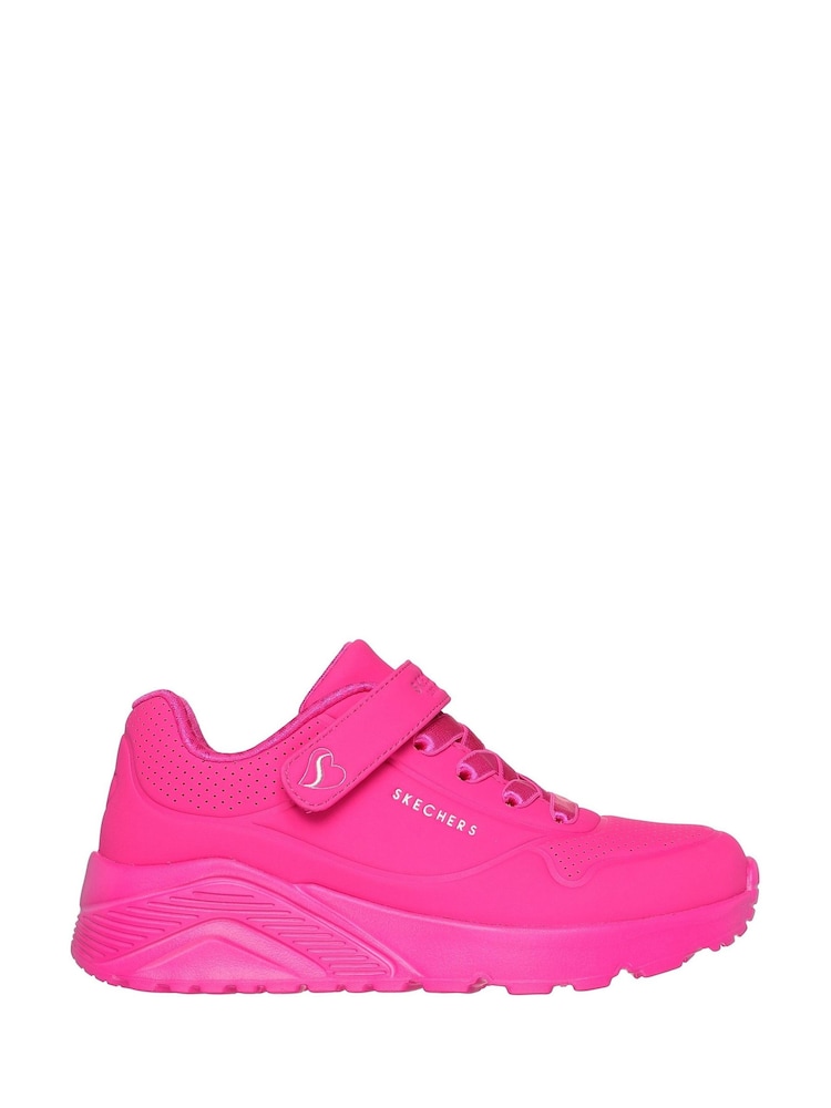 Skechers Pink Uno Lite Sports Shoes - Image 1 of 3