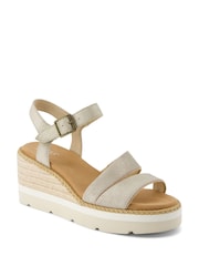 Toms Cream Darya Sandals - Image 2 of 4