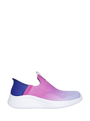 Skechers Blue Ultra Flex 3.0 Color Boost Trainers - Image 1 of 2
