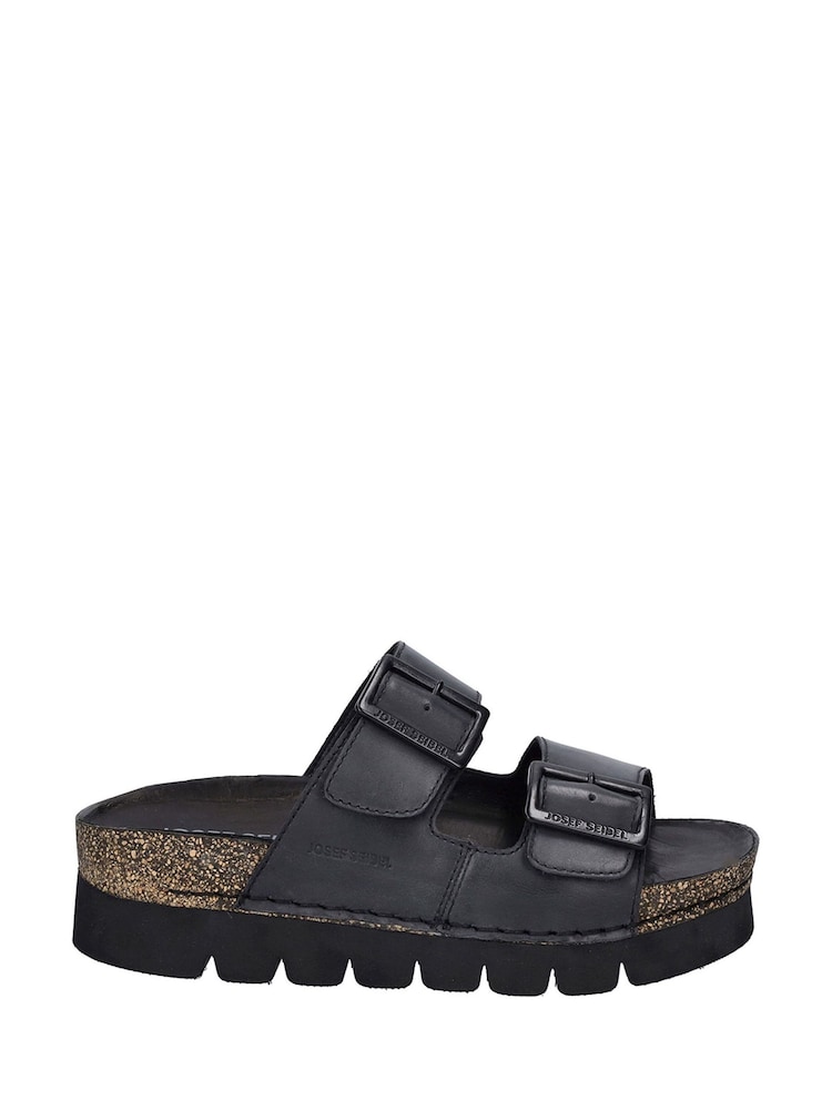 Josef Seibel Alice 01 Black Sandals - Image 1 of 5