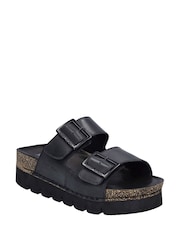 Josef Seibel Alice 01 Black Sandals - Image 2 of 5