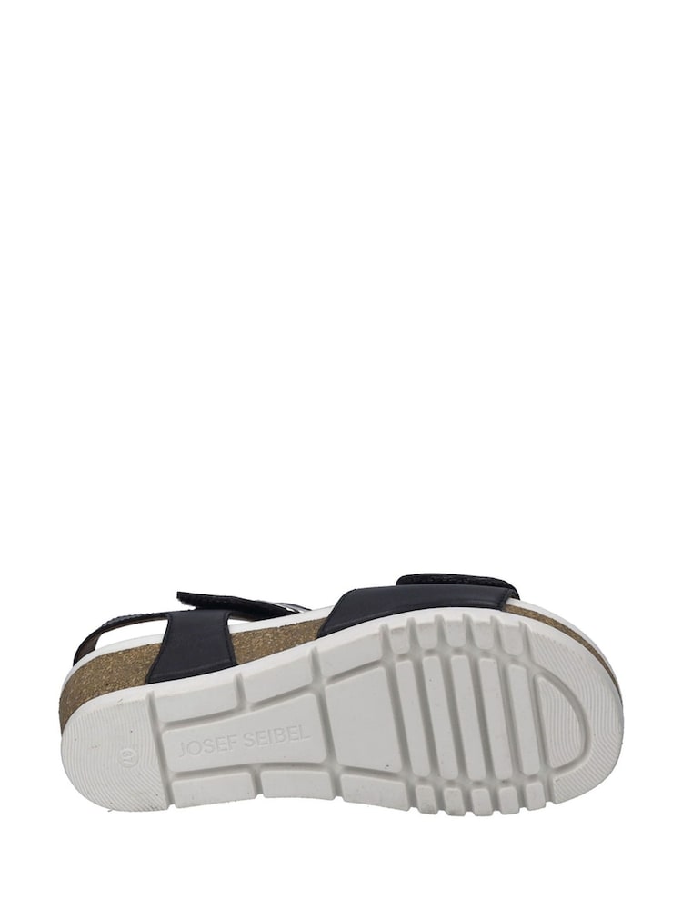 Josef Seibel Quinn 16 Black Sandals - Image 5 of 5