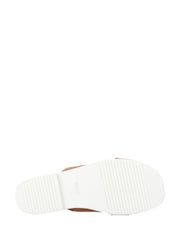 Toms Mae Cross-Over Brown Sandals - Image 4 of 4