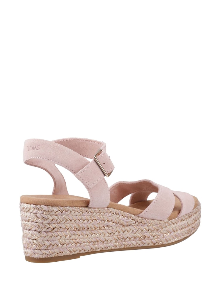 Toms Pink Audrey Wedges - Image 2 of 4