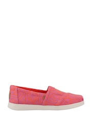 Toms Red Alpargata Plus Shoes - Image 1 of 4