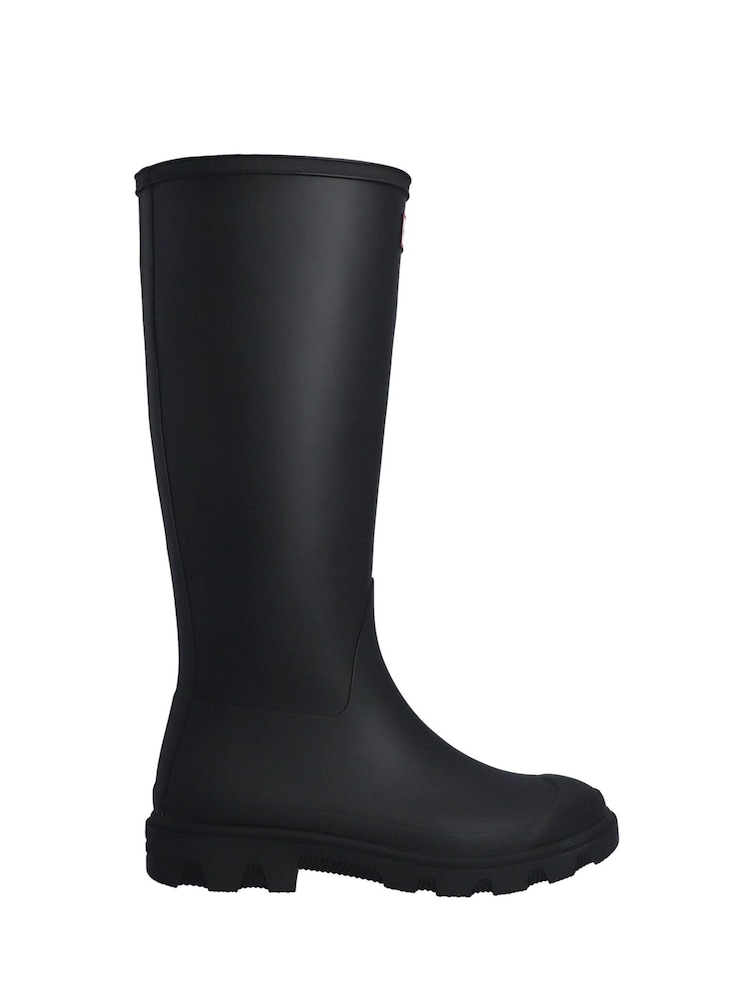 Hunter Womens Downpour Tall Black Boots - Image 1 of 2 Hunter Womens Downpour Tall Black Boots - Image 1 of 2
