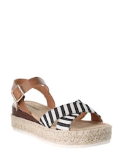 Josef Seibel Madison 01 Black Sandals - Image 2 of 4