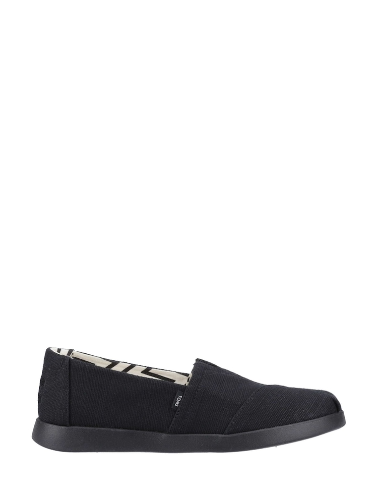 Toms Alpargata Plus Black Shoes - Image 1 of 4 Toms Alpargata Plus Black Shoes - Image 1 of 4