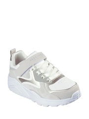 Skechers Cream Uno Lite Trainers - Image 2 of 3