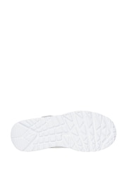 Skechers Cream Uno Lite Trainers - Image 3 of 3