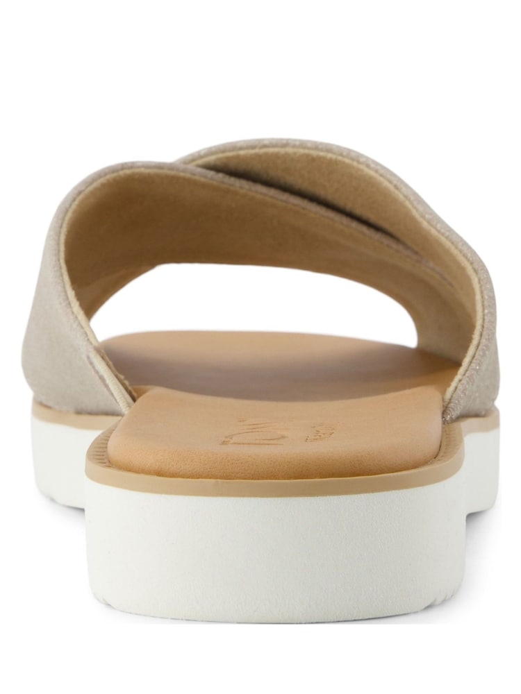 TOMS Cream Mae Crossover Sandals - Image 2 of 3