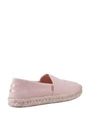 TOMS Pink Alpargata Rope 2.0 Shoes - Image 3 of 4