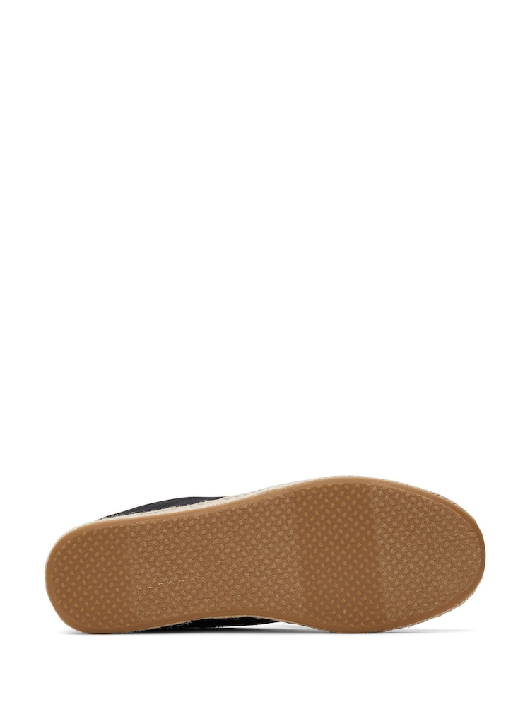 TOMS 100% Cotton Carolina Black Slippers - Image 4 of 4
