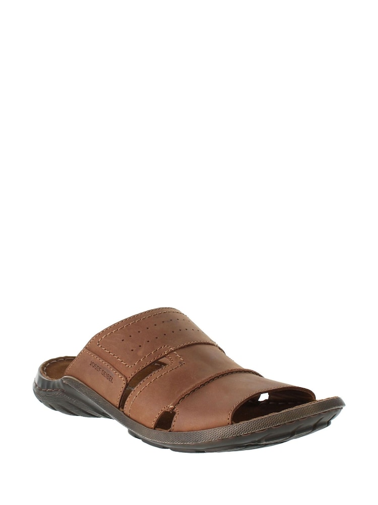 Josef Seibel Logan 38 Brown Sandals - Image 2 of 4
