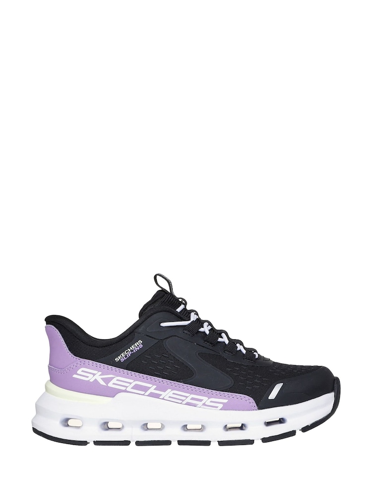 Skechers Black Glide Step Vista Lane Trainers - Image 2 of 3