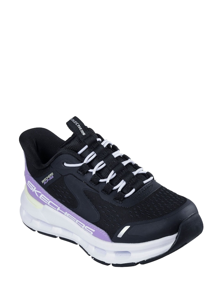Skechers Black Glide Step Vista Lane Trainers - Image 3 of 3