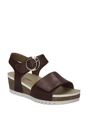 Josef Seibel Quinn 16 Brown Sandals - Image 1 of 5