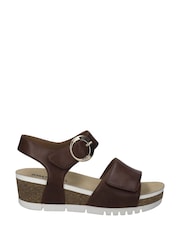 Josef Seibel Quinn 16 Brown Sandals - Image 2 of 5