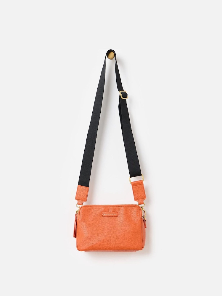 Oliver Bonas Orange Isla Cross-Body Bag - Image 1 of 7