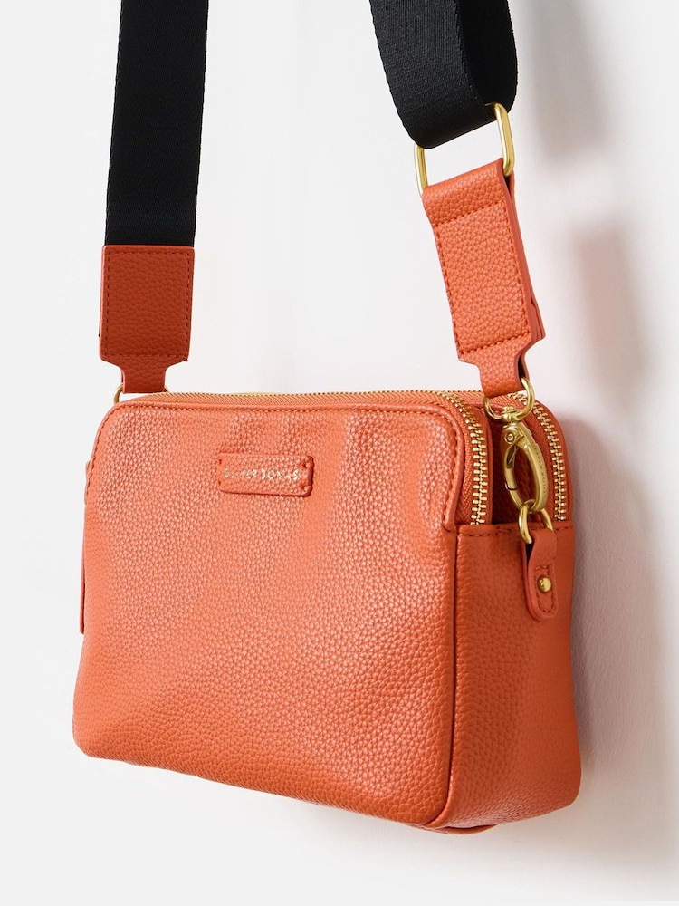 Oliver Bonas Orange Isla Cross-Body Bag - Image 2 of 7