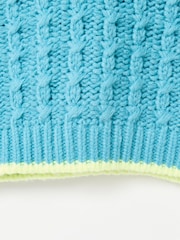 Oliver Bonas Blue Chunky Knit Vest - Image 8 of 8