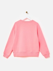 Oliver Bonas Pink Marl Sweatshirt - Image 3 of 6