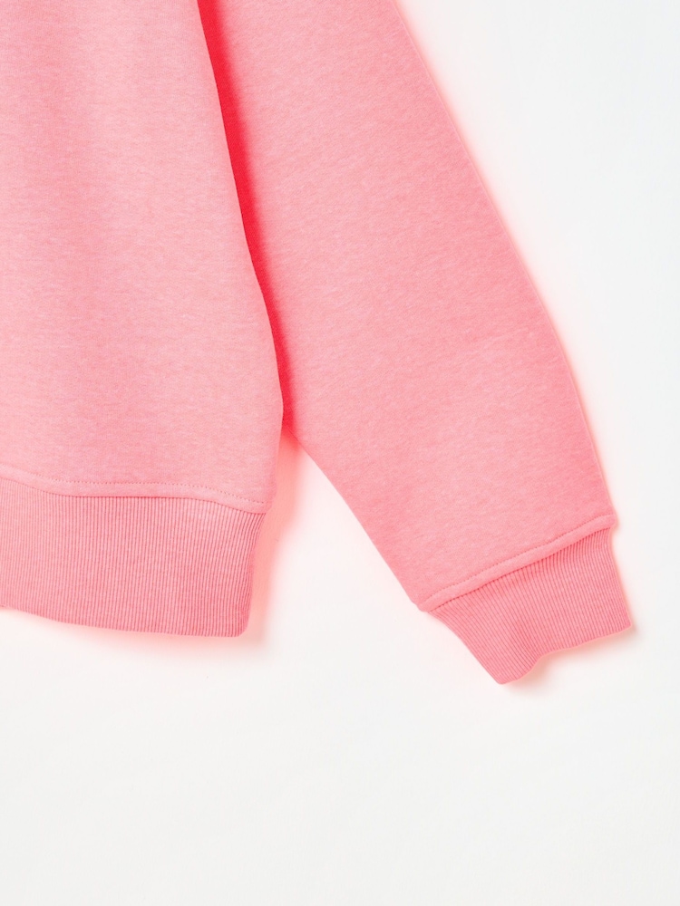 Oliver Bonas Pink Marl Sweatshirt - Image 5 of 6