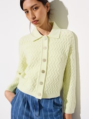 Oliver Bonas Collared Knitted Cardigan - Imagen 1 de 8