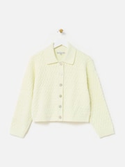 Oliver Bonas Collared Knitted Cardigan - Imagen 4 de 8