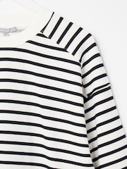 Oliver Bonas Black Striped Sweatshirt - Image 7 of 8
