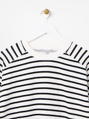 Oliver Bonas Black Striped Sweatshirt - Image 8 of 8