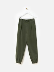 Oliver Bonas Green Denim Jogging Trousers - Image 3 of 7