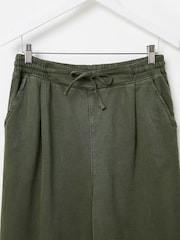 Oliver Bonas Green Denim Jogging Trousers - Image 5 of 7