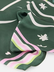 Oliver Bonas Green Bird Square Scarf - Image 5 of 5