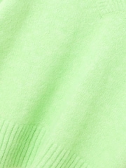Oliver Bonas Green V-Neck Knitted Jumper - Image 7 of 9