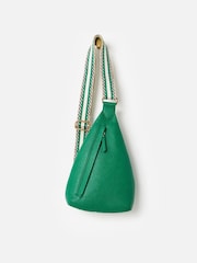 Oliver Bonas Green Brooke Crossbody Belt Bag - Image 2 of 7