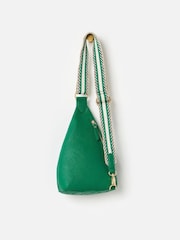 Oliver Bonas Green Brooke Crossbody Belt Bag - Image 3 of 7
