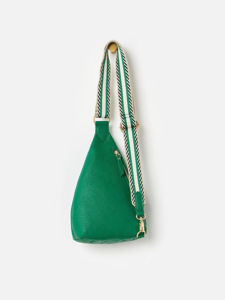 Oliver Bonas Green Brooke Crossbody Belt Bag - Image 3 of 7