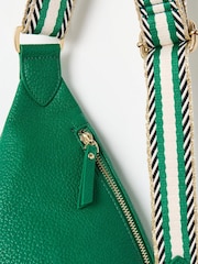 Oliver Bonas Green Brooke Crossbody Belt Bag - Image 5 of 7
