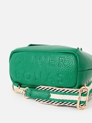 Oliver Bonas Green Brooke Crossbody Belt Bag - Image 7 of 7